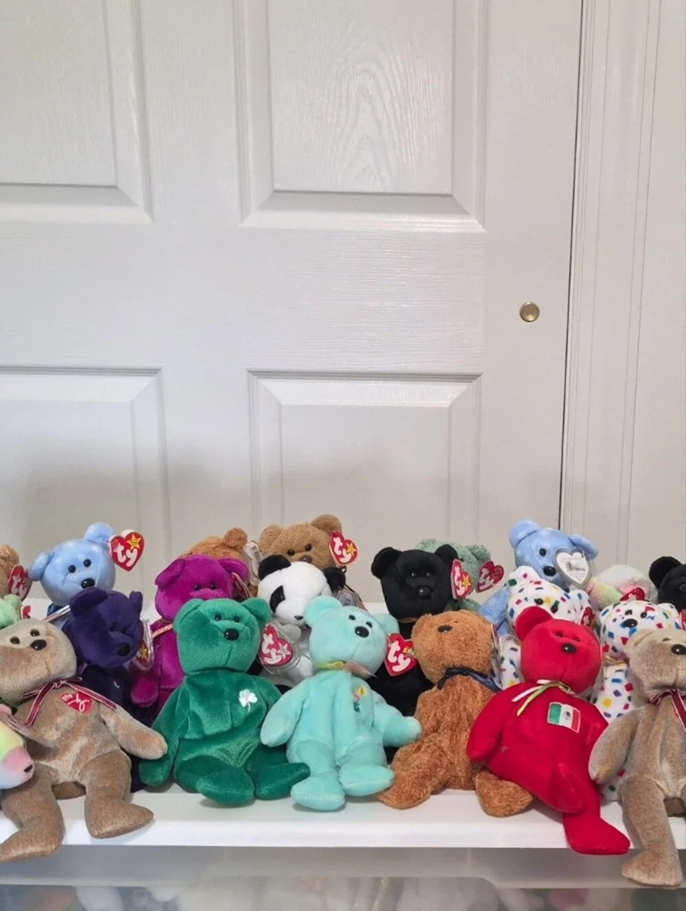 Ty Beanie Babies Plush Bear Collection - Lot Of 26